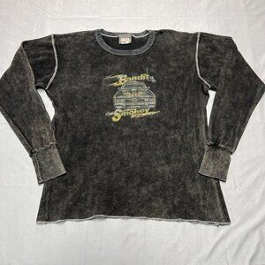 VINTAGE BC ETHIC SMOKEY & THE BANDIT LONG SLEEVE GRAPHIC THERMAL SIZE 2XL USA